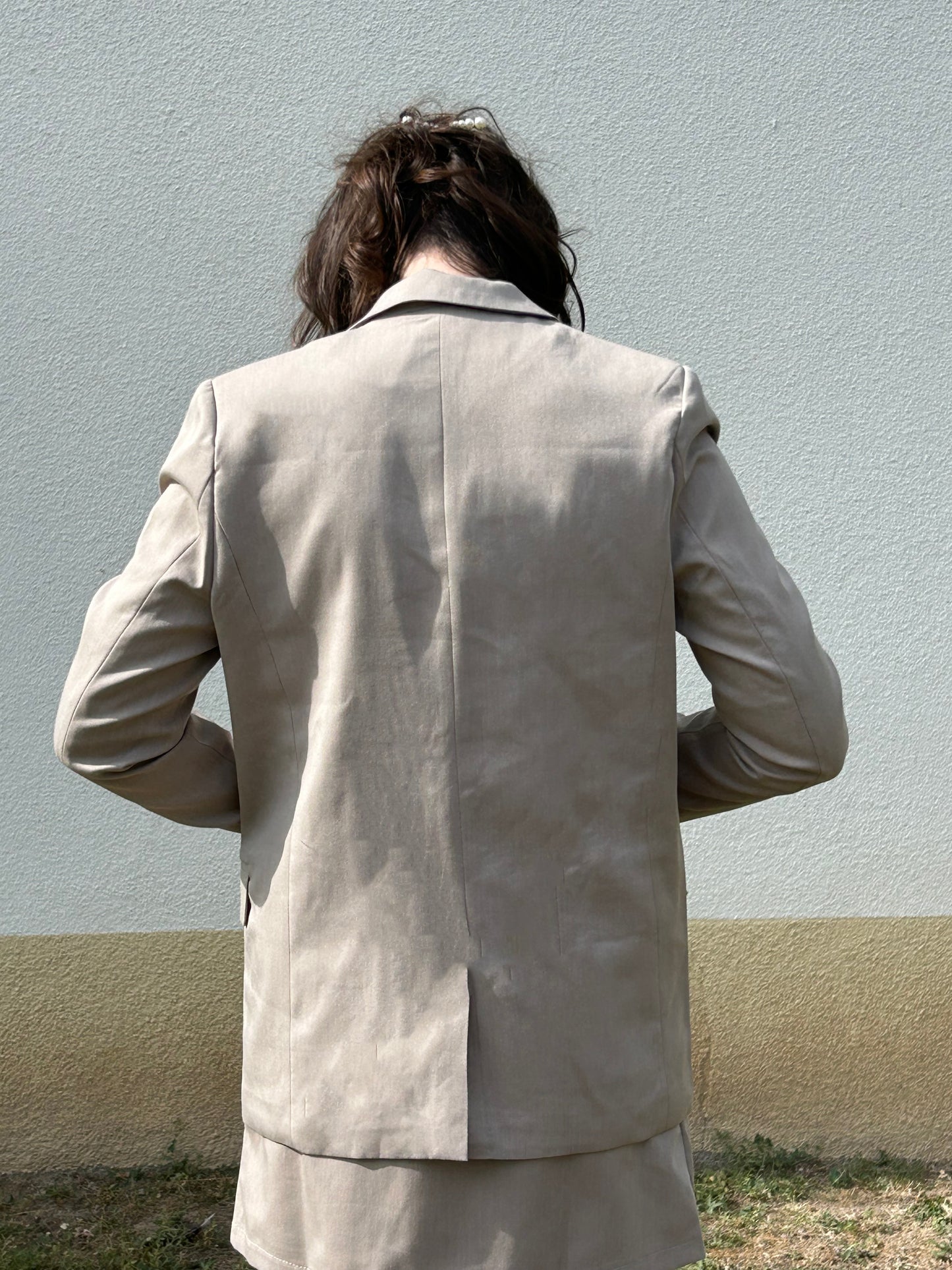 Veste Blazer Taupe "Lola"