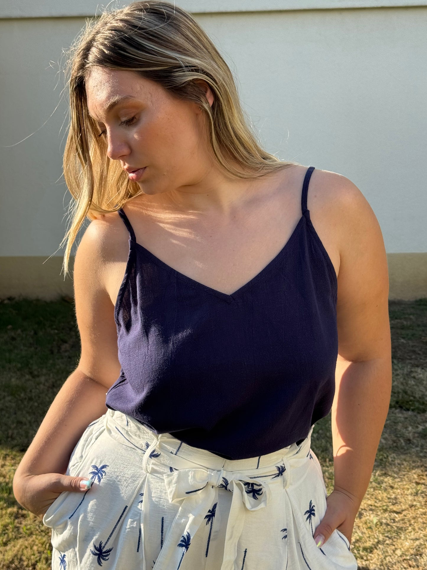 Top Bleu Marine "Nala"