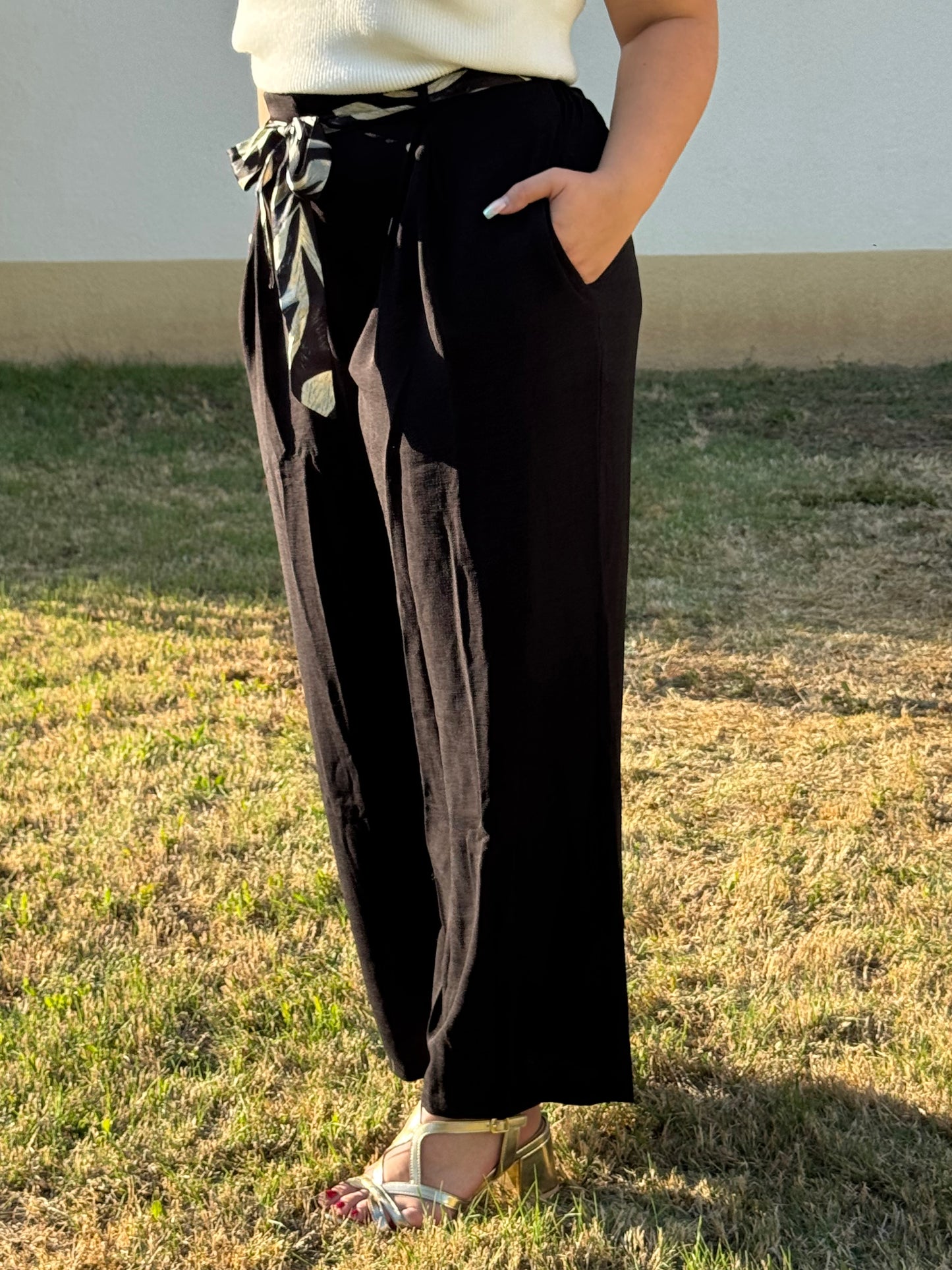 Pantalon Noir "Zoé"