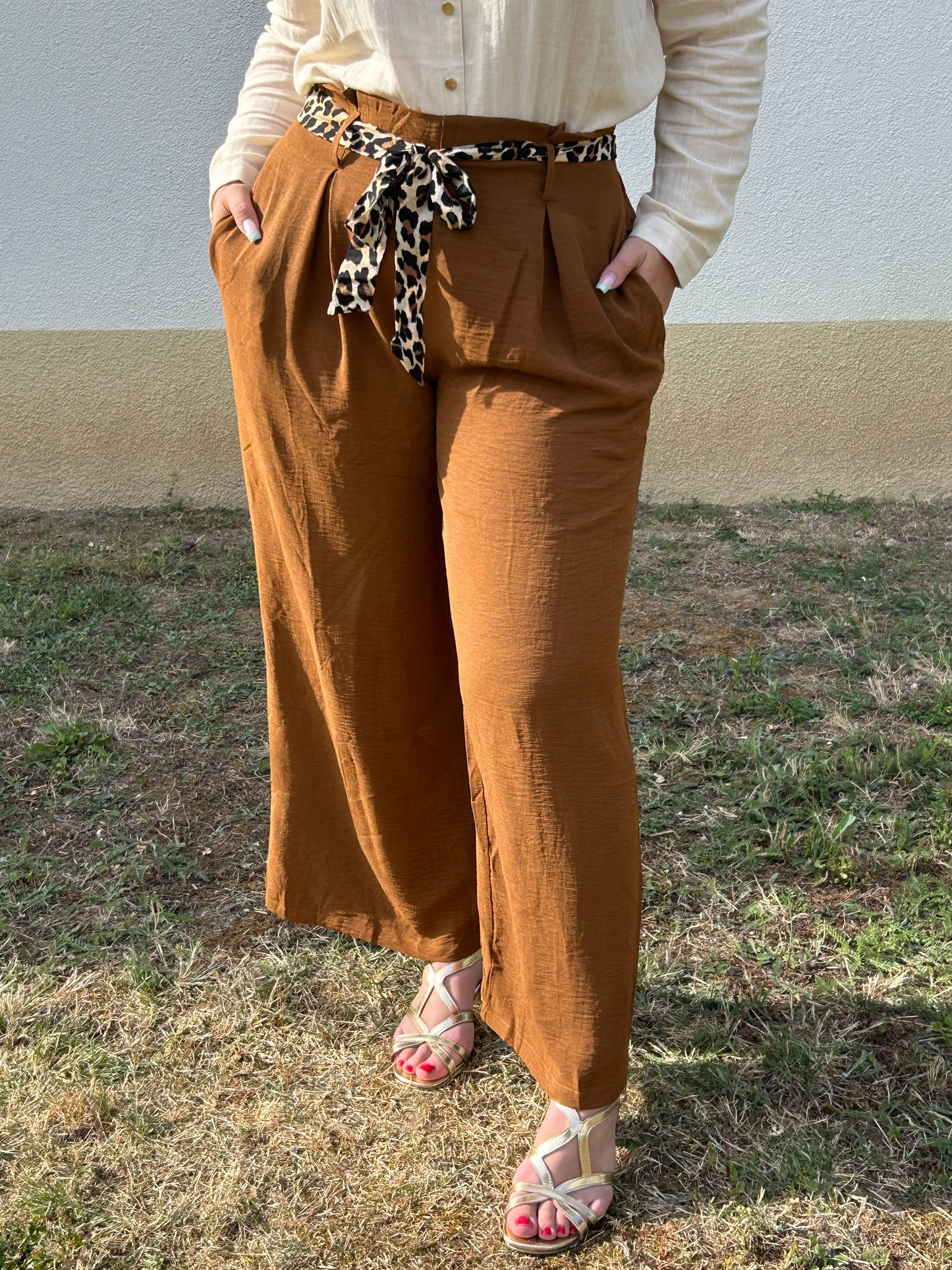 Pantalon Tabac "Zoé"