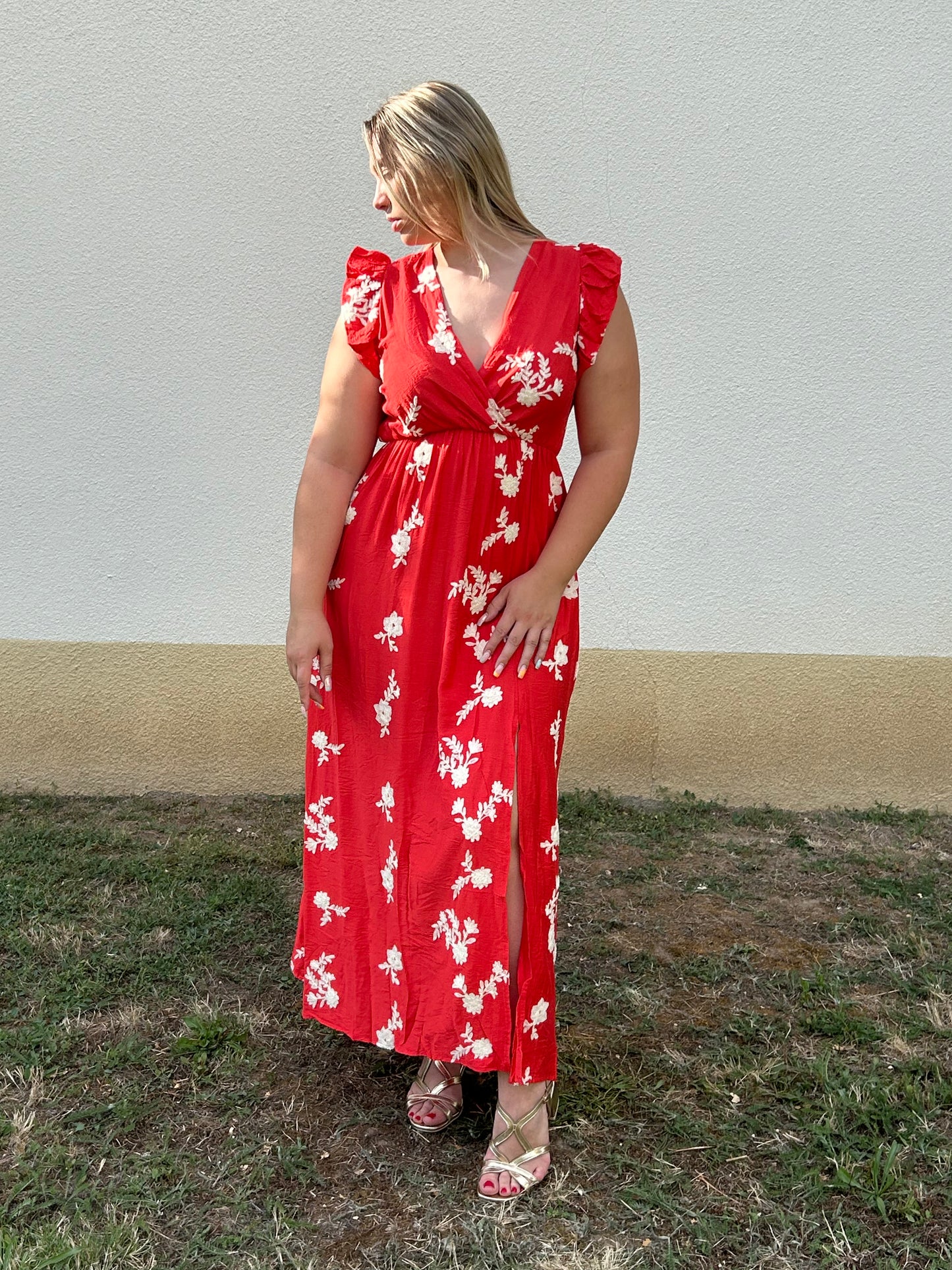 Robe Corail "Constance"