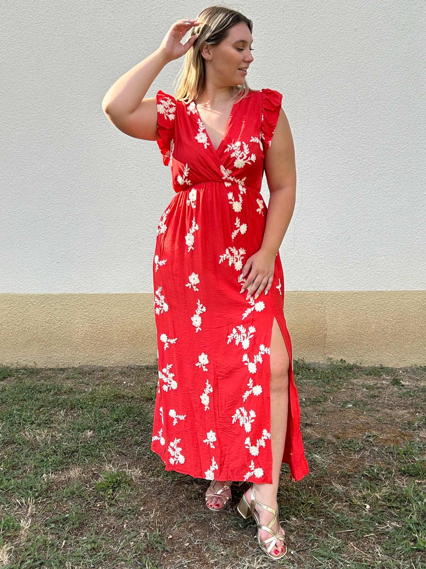 Robe Corail "Constance"