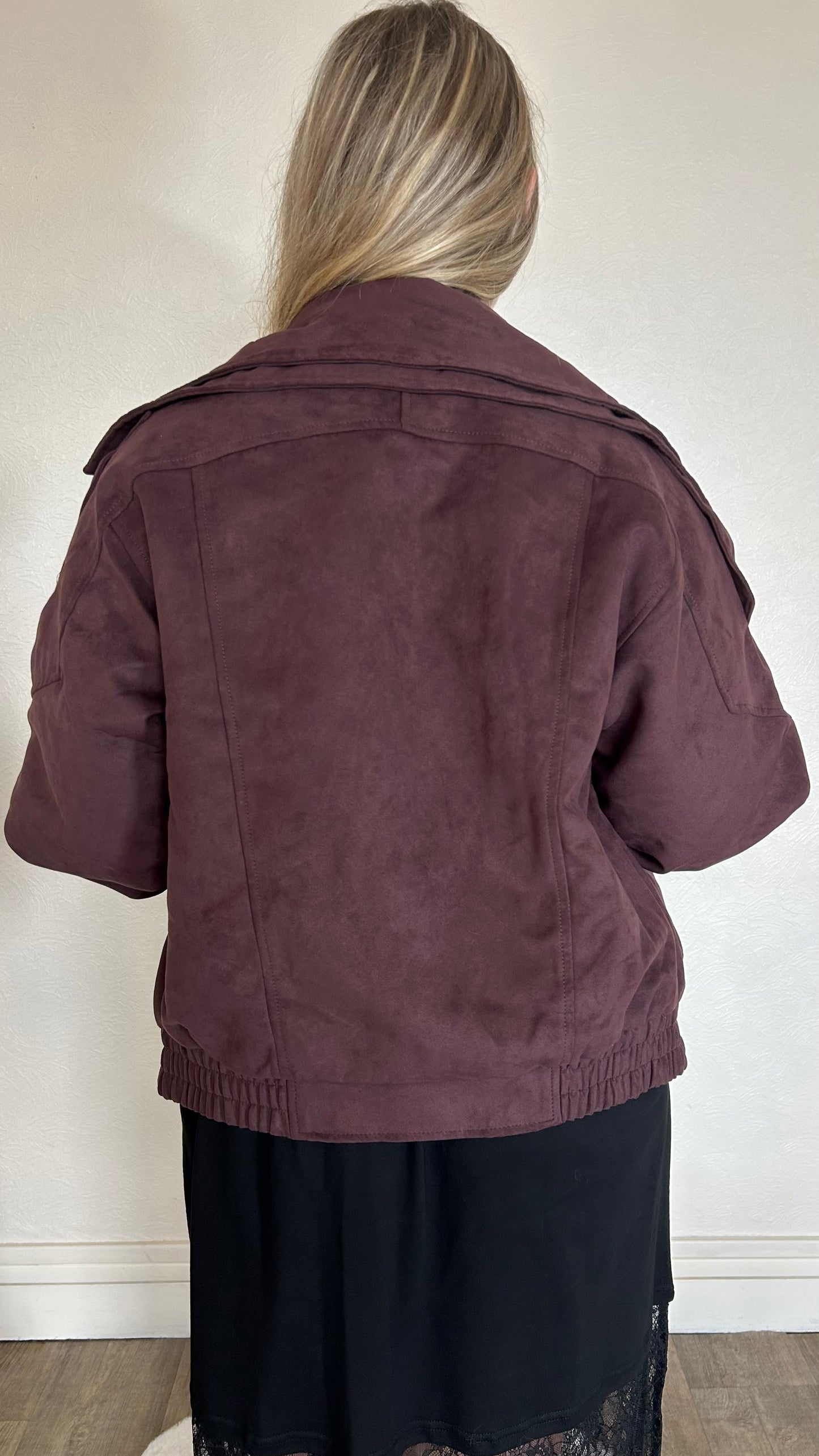 Bombers en daim "Lou"