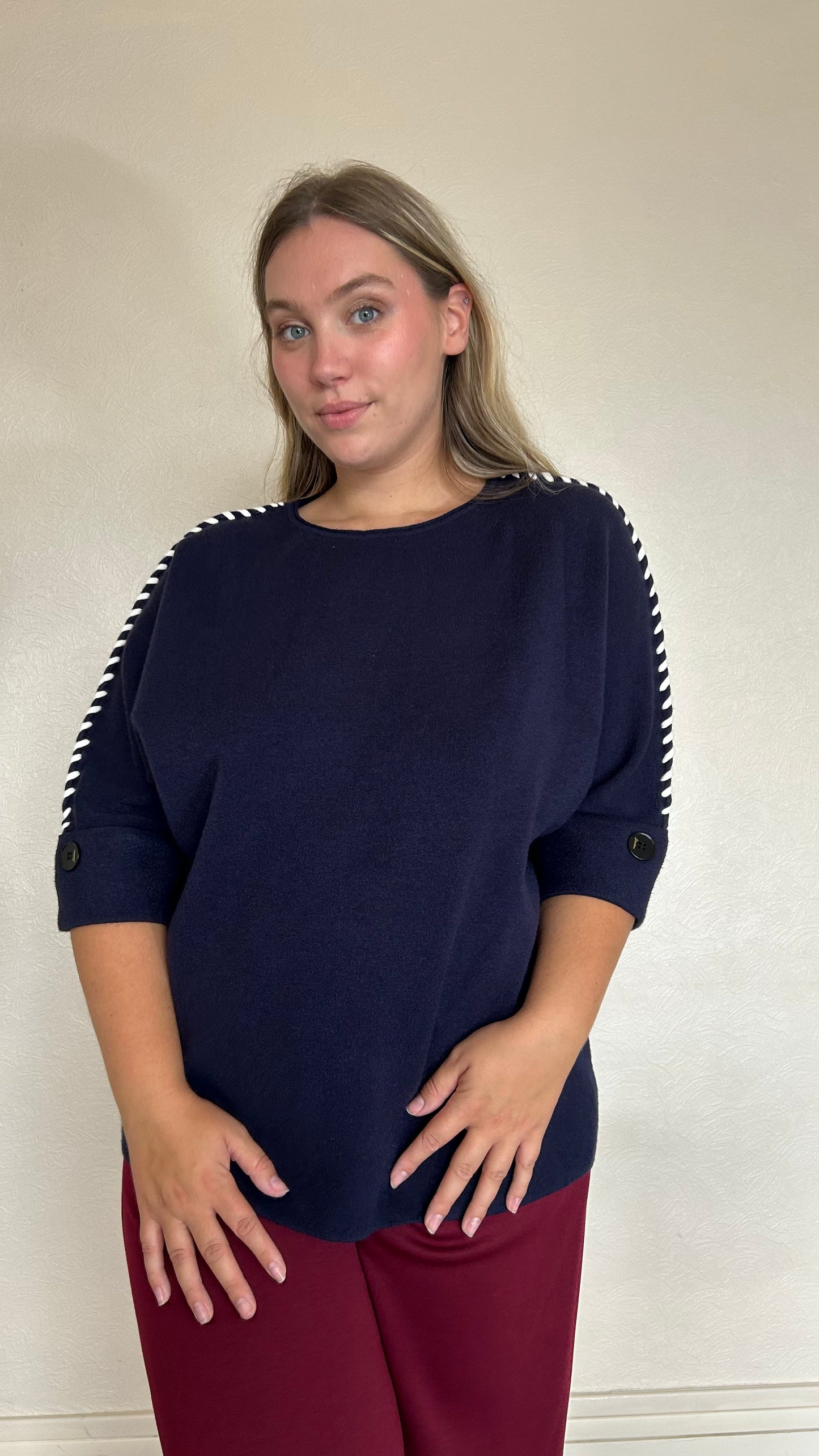 Pull manche 3/4 "Martine"