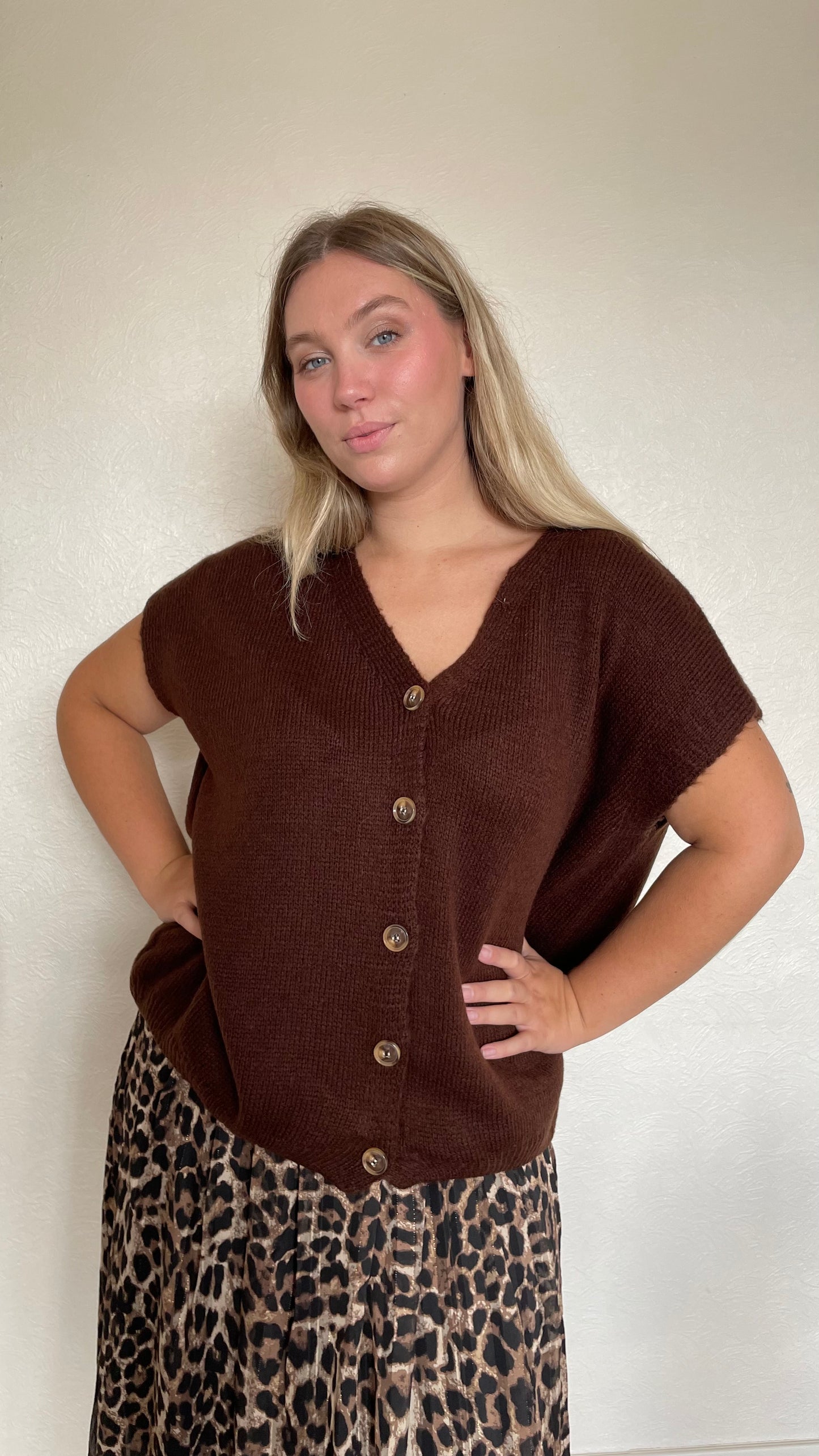 Pull sans manche "Alba"