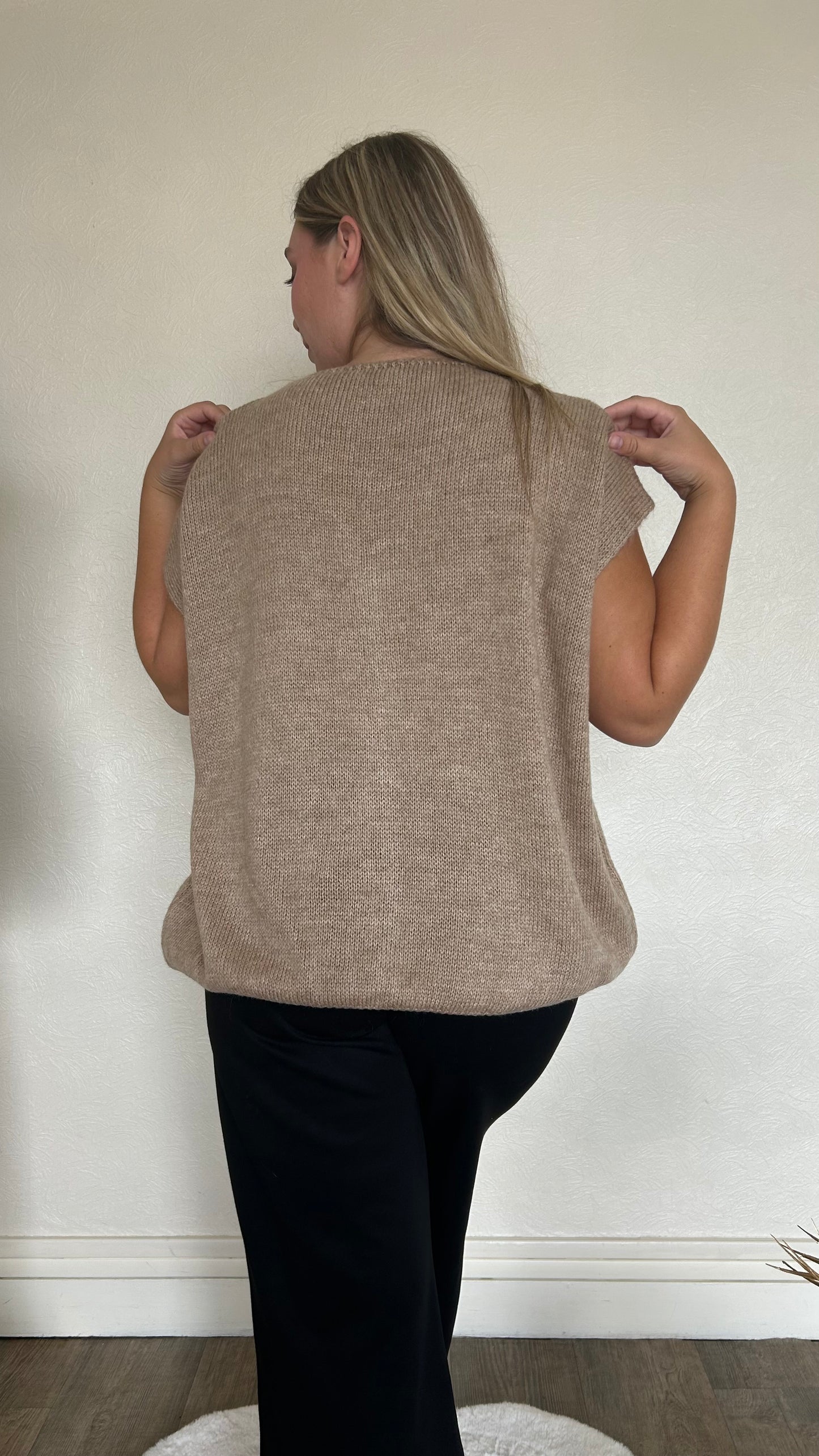 Pull sans manche "Alba"