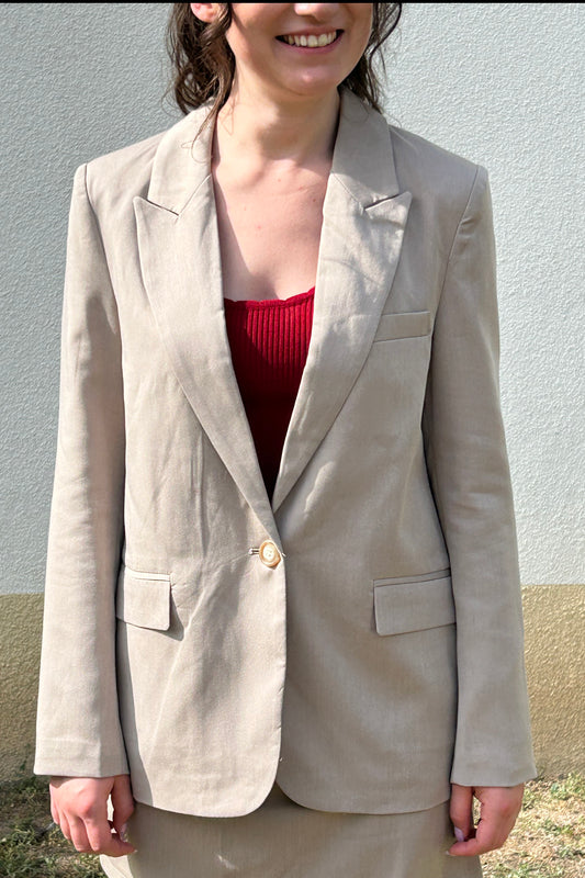 Veste Blazer Taupe "Lola"