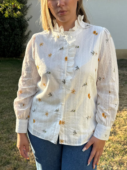 Chemisier Brodé "Florette"