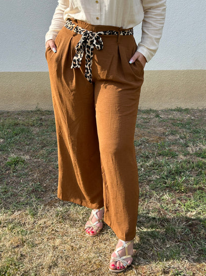 Pantalon Tabac "Zoé"