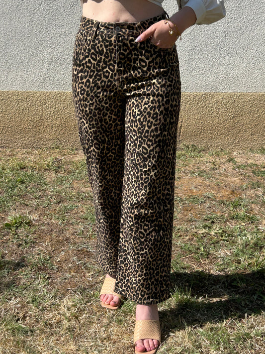 Jeans Léopard "Clara"