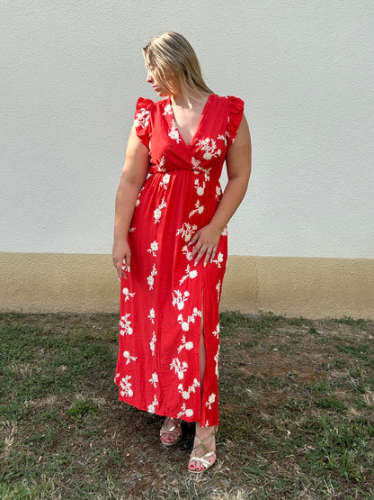 Robe Corail "Constance"