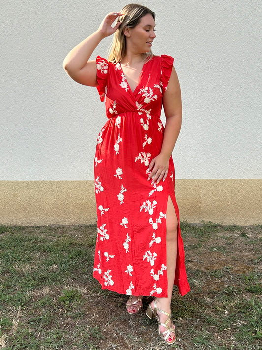 Robe Corail "Constance"