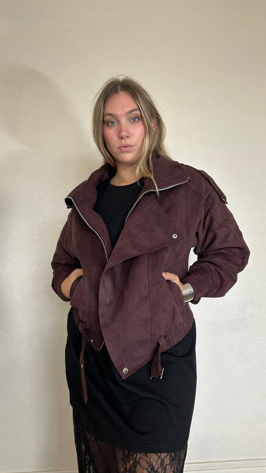 Bombers en daim "Lou"