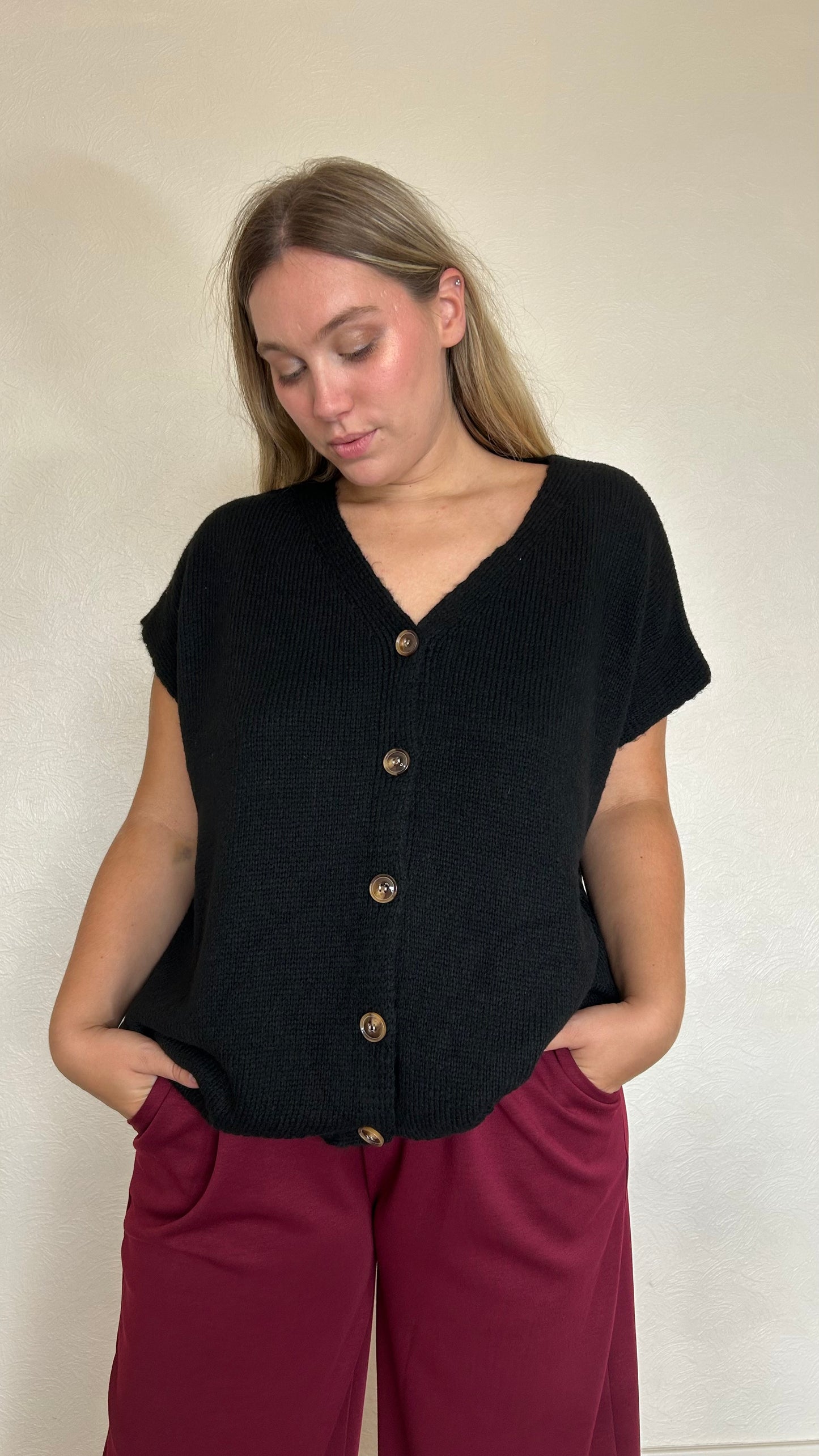 Pull sans manche "Alba"