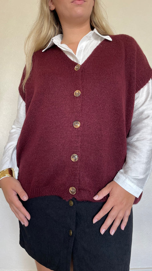 Pull sans manche "Alba"