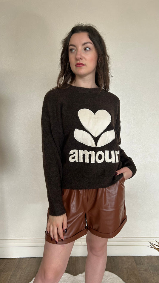 pull Bi-matière "Marion"