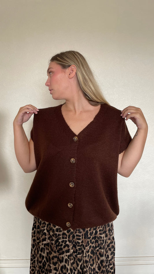 Pull sans manche "Alba"