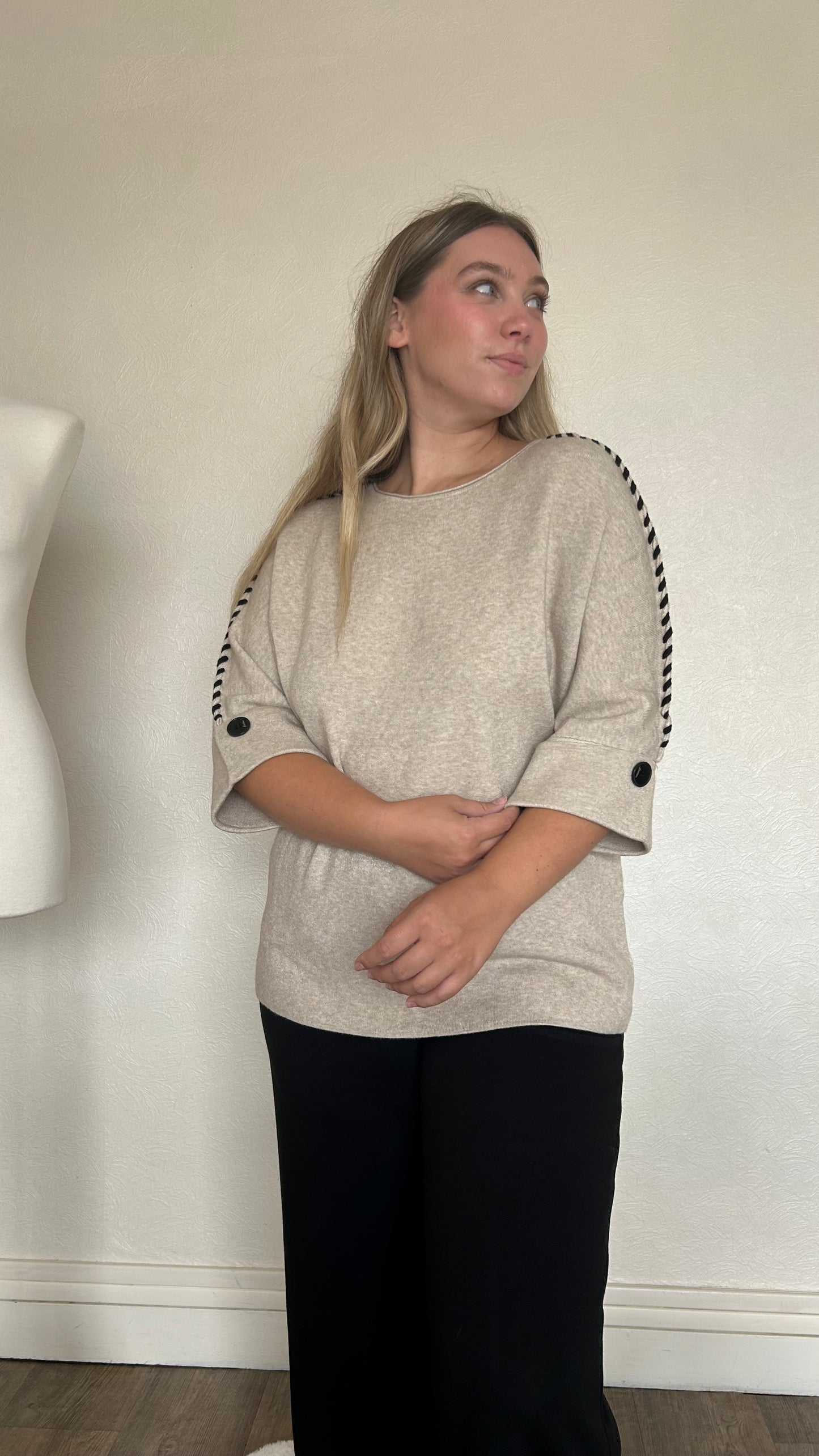 Pull manche 3/4 "Martine"